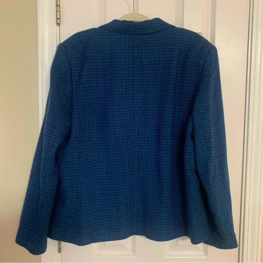 Size 18 Blazer Jacket Farm Tween Leslie Fay Hasberdashery - Picture 7 of 8